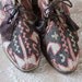 Vintage Woven Wool Kilim Ankle Boots womens size 9.5 mens size 8 Made in Turkey