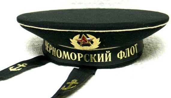 Russian Soviet Navy Sailor Hat Cap AUTHENTIC Russian made