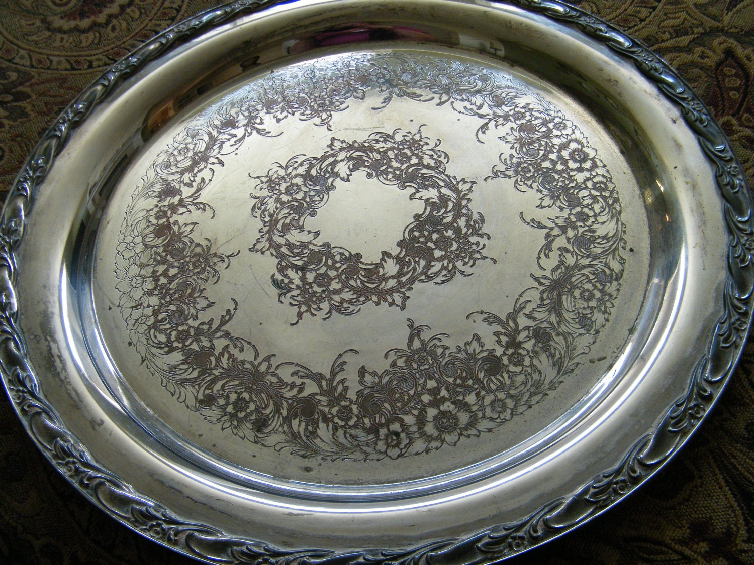 Ashley Wilcox International Silver Co 7072 Tray