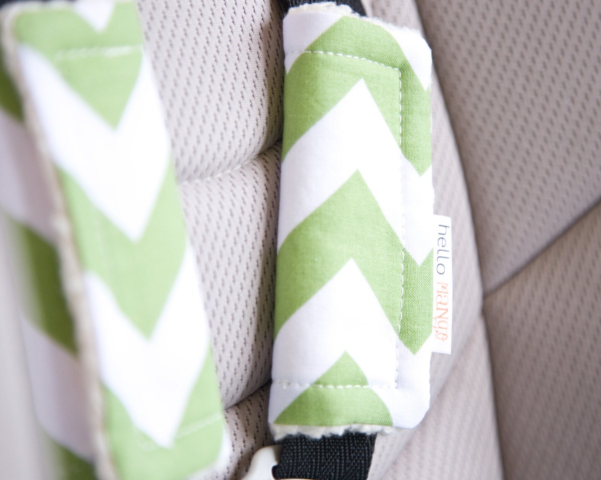 car seat strap cover for infant / toddler modern baby car
