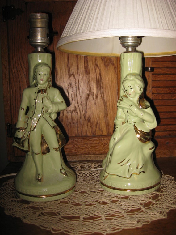 Items Similar To Vintage Victorian Pair Of Bedside Dresser Lamps On Etsy   Il 570xN.375540211 D2ta 