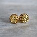 Last Pair - Druzy Stud Earrings - Gold