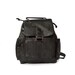 Vintage Black Leather Backpack Travel Bag Made in Columbia