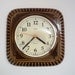 RESERVED - Vintage German Ceramic Wall Clock from Alfa
