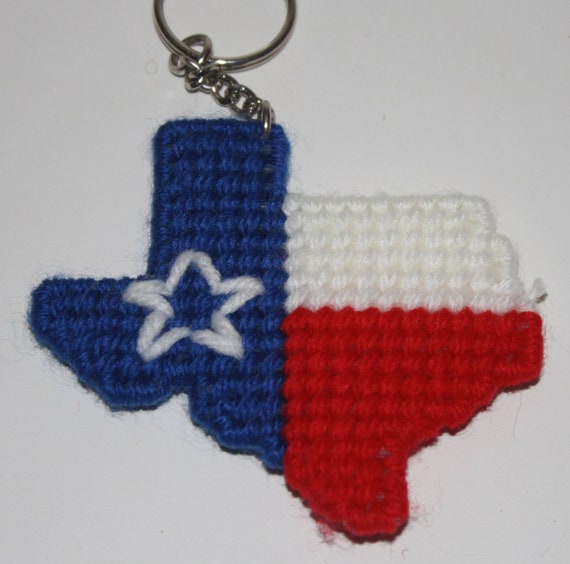 1606 Texas Key Chain by CraftsbyRandC on Etsy