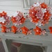 Orange Paper Flower Wedding Package Fall Kusudama Flowers SALE Ready to Ship - RESERVED