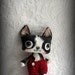 Boston Terrier puppy cloth doll