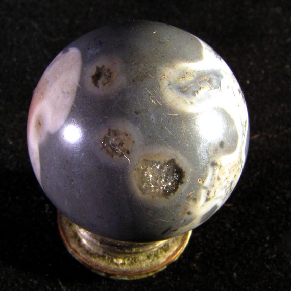 Ohio Flint 3/4 Handmade Marble Aggie Stone Sphere