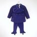 Turn of the Century Rare Hutzler's of Baltimore Royal Blue Wool and Velvet Coat, Pants and Cap Set