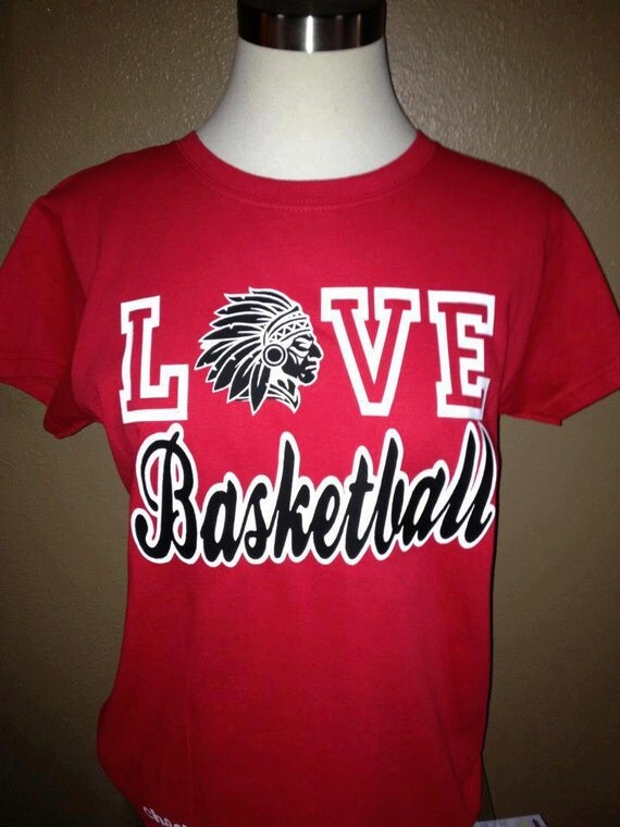 Items similar to LOVE Basketball Spirit Shirt avaliable in many colors