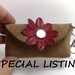 Special listing only for Brian Pongan (kitesrfun1) sleeve wallet for iPhone 5 cell phone whit one hole for lighting jack and headphone jack