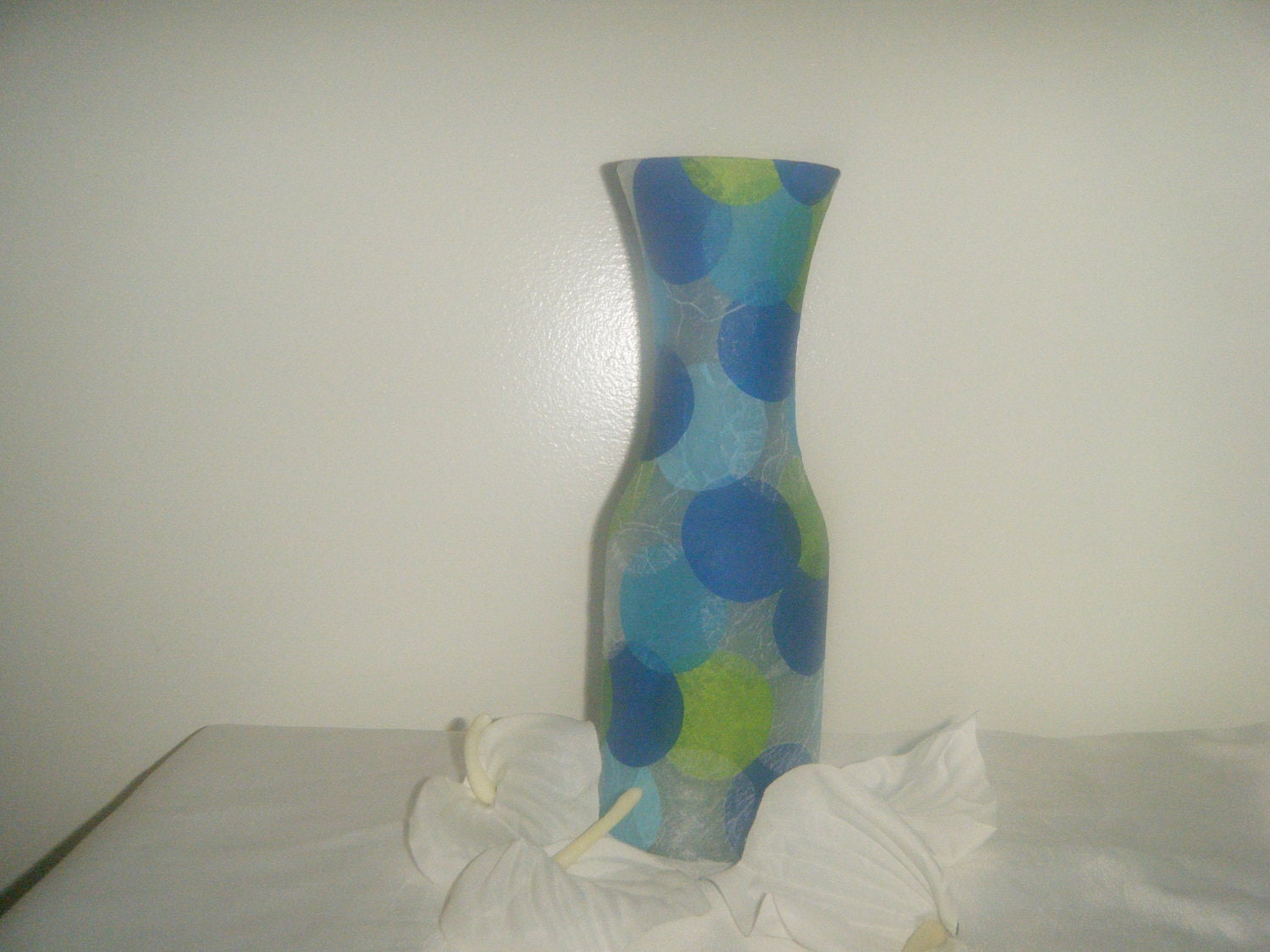 Milk jar vase by Craftyvasesnmore on Etsy