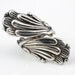 Vintage Taxco Mexico Sterling silver bypass Ring signed MPO