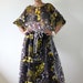 Chiffon Maxi Dress Graphic Print Long Dress : Smooth as Silk Collection IV