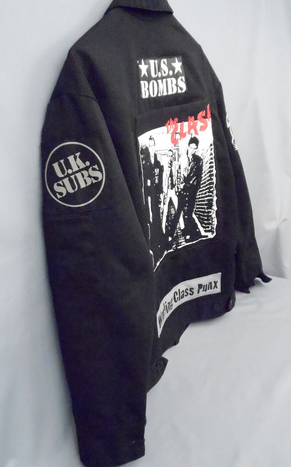 Punk Rock Black Dickies Jacket