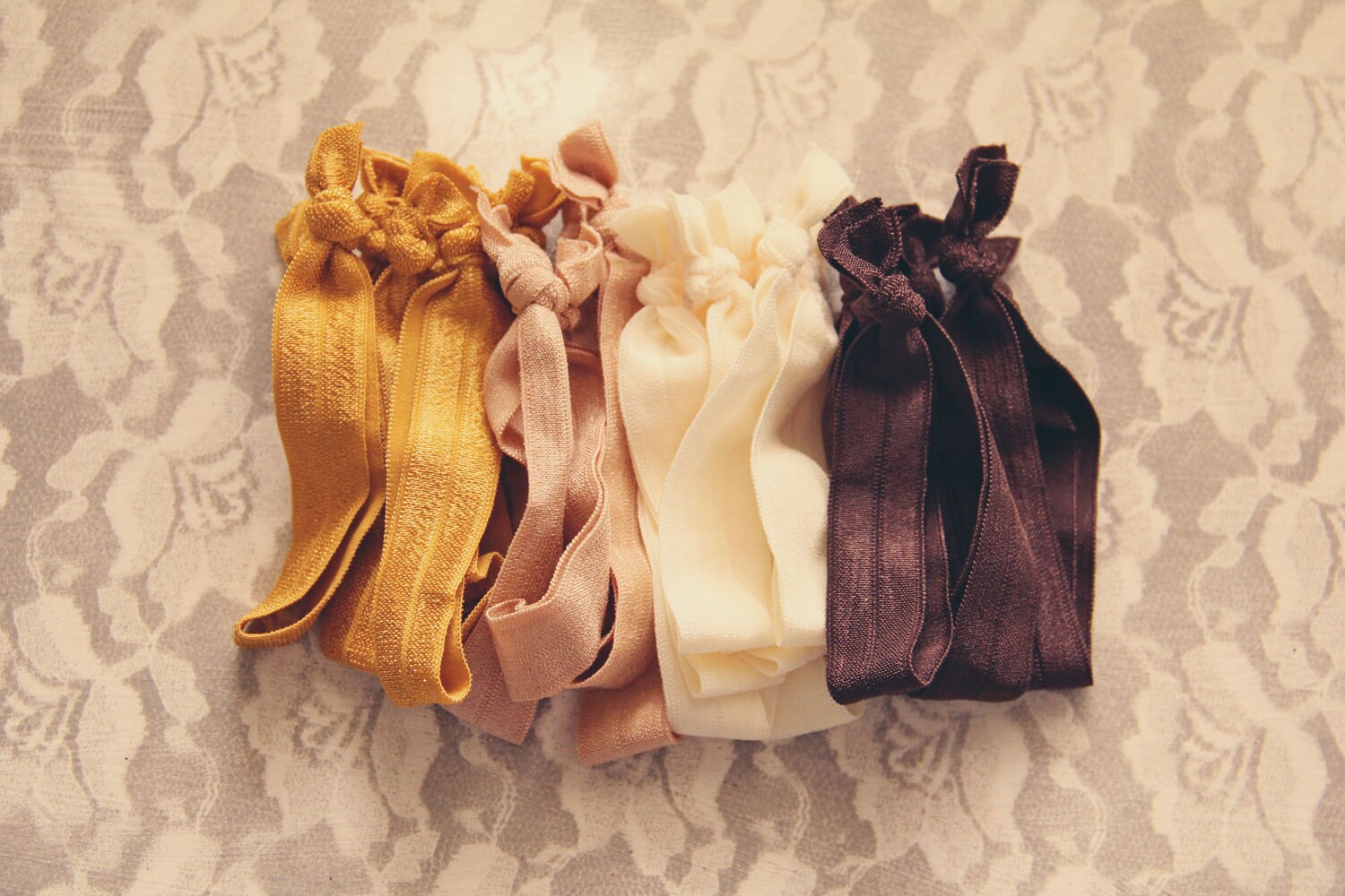 Set of TEN No Dent Hair Ties no dent Ultra Soft and