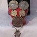 Vintage 70s Handmade Belly Dancer Necklace - Peru Coins