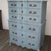 Chic and Shabby Blue Grey Tall Dresser or Bedroom Set