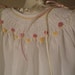 Smocked Baby Girl,Toddler and Children handmade White Dress Dress pink and yellow smocking Sizes Newborn