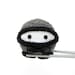 Amigurumi Crocheted stuffed Ninja doll toy - OO7 Ninja MochiQtie crochet amigurumi art doll