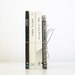 Instant Existentialist French Library Collection - 4 vintage books, black and white, Orwell, sci fi, Sartre, Camus, interior design, old