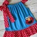 Elmo pillowcase Dress - Elmo Birthday Dress