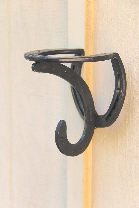 2 Horseshoe Shelf Bracket hooks supports for shelves pole