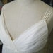 CLEARANCE Silk Chiffon Wedding Dress handcrafted in Canada