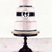 Pale Pink and Black Cameo Cake ORIGINAL Watercolor Painting 6 x 9 Wedding Cake Edwardian