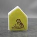 Owl House- handmade ceramic owl house pendant 9448