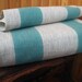 Decorator fabric Upholstery Linen Canvas Ecru Beage Gray Undyed Heavy Weight ECO-friendly - last more 1 yard