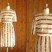 vintage 1970s dress / 70s striped shirtwaist dress / promises promises / small medium