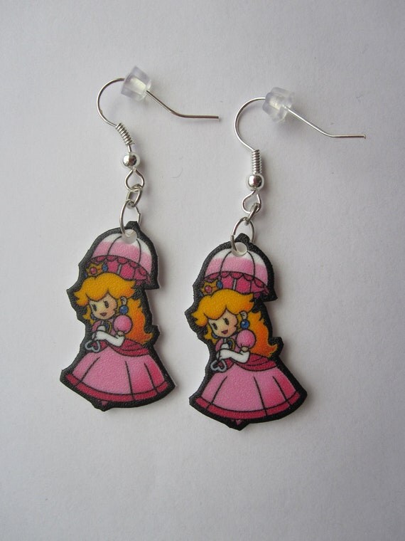 Princess Peach Earrings