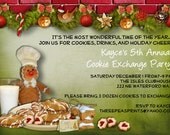 Christmas Cookie Exchange Swap Party Invitation Custom Printable Il_170x135