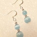 Turquoise Blue Cats Eye Earrings