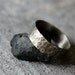 Pebbled Sterling Band, Unisex, Solid, Perfect Gift, Size 8.5