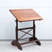 SOLD Vintage Industrial Anco Bilt Distressed Wood Drafting Table