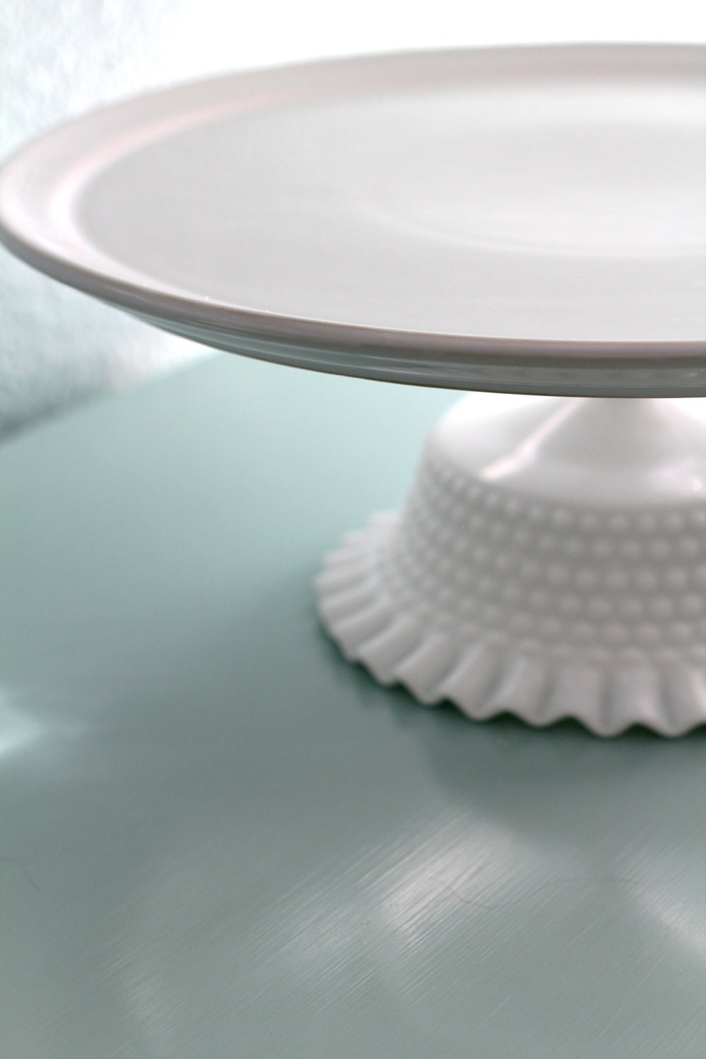 16 Cake Stand / White Ceramic Cake Stand Cupcake Stand