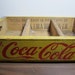Vintage Yellow Coca-Cola Crate PRICE REDUCED