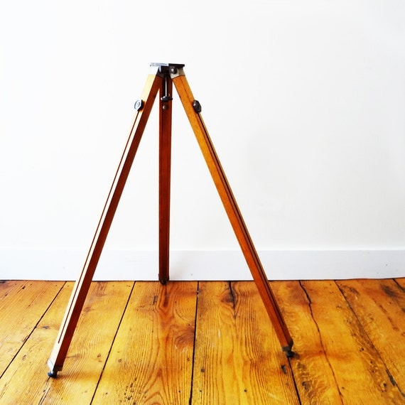 Vintage Wood Tripod