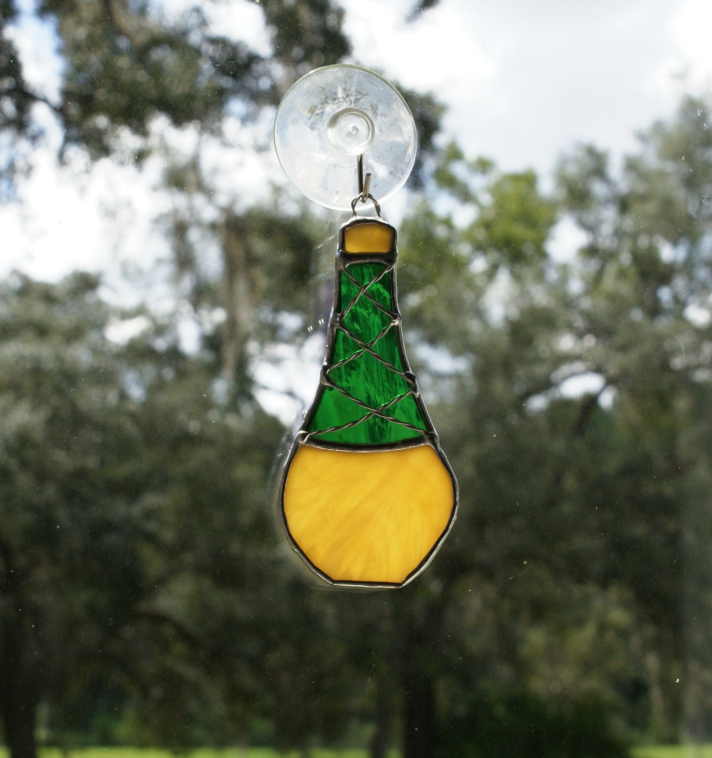 Chianti Wine Bottle Ornament for your Christmas Tree or