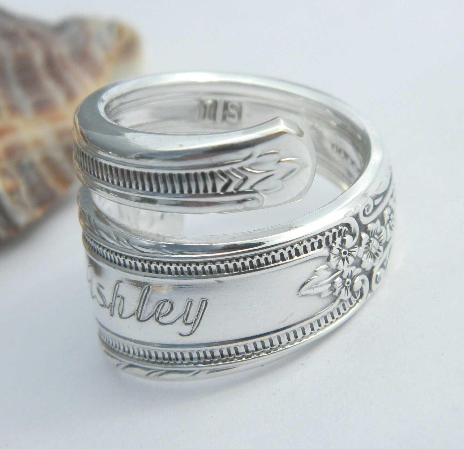 Personalized Spoon Ring Spoon Ring Spoon Jewelry Engraved