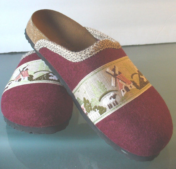 Birki's Made in Germany Wool Clogs Size 38
