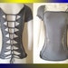 SMALL - Juniors / Womens Grey Cut Shirt "SEDUCTIVE GRAY" Shredded Top