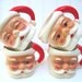 Santa mug christmas vintage cups,
