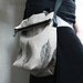 Handprinted Linen Bag x-chest