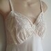 Vintage full slip ivory white Van Raalte lace hem lingerie 36 bust SALE