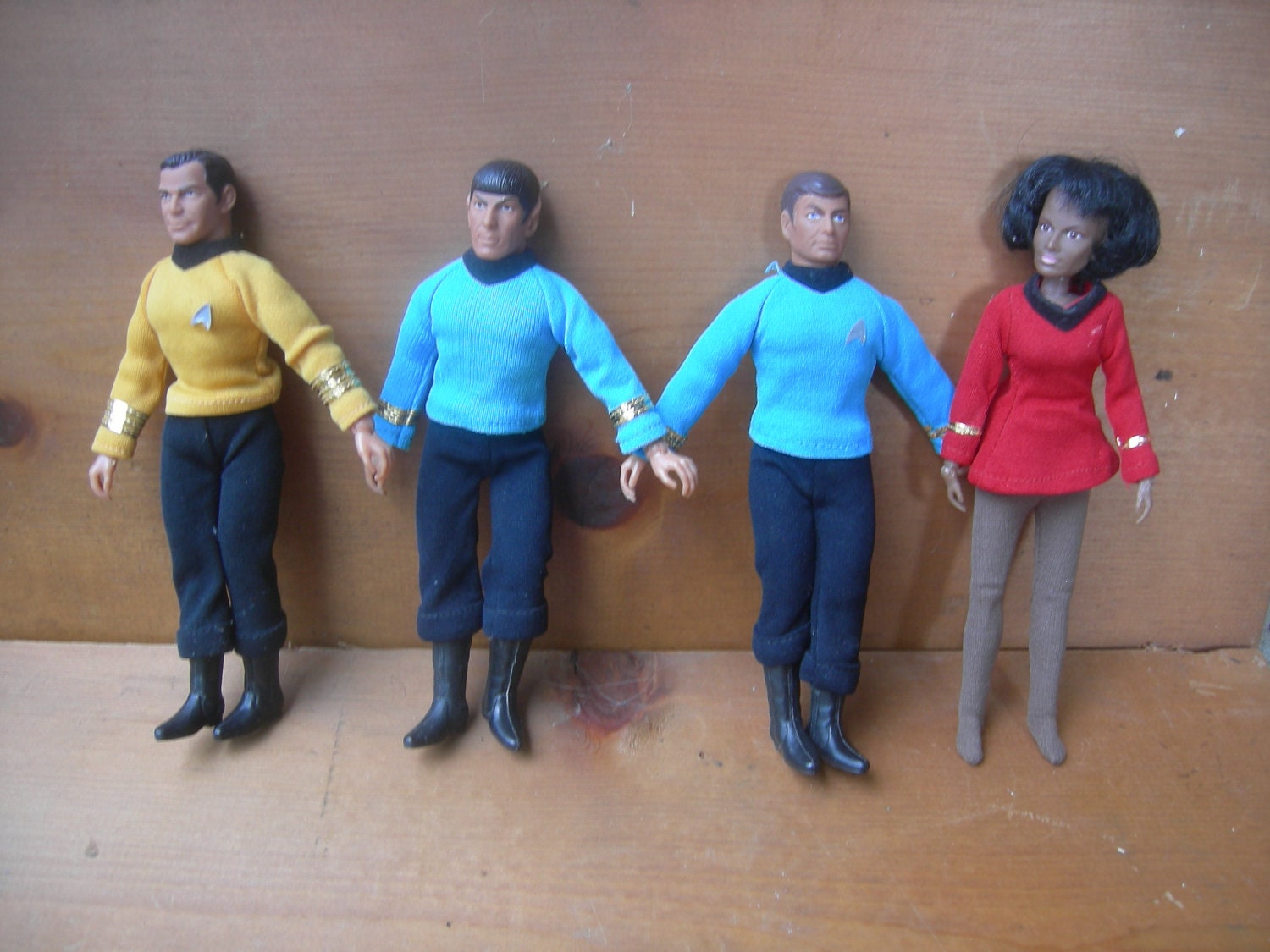 Vintage Star Trek action figures spock mccoy bones by Artcapades