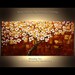 Original Palette Knife Painting on heavy duty canvas Flowering Cherry by Paula Nizamas Ready to Hang 48"