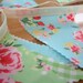 Bunting, fabric banner. Ready to ship. 2yds. Florals and gingham.